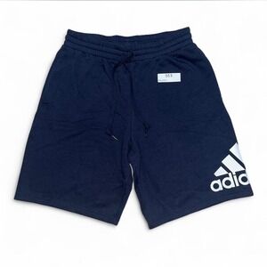 Adidas Men's Navy Fleece Shorts Size M NWT